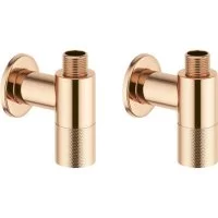 Латунные угловые запорные кран-вентили для подключения смесителя Wellsee Drainage System