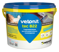 Мастика гидроизоляционная Vetonit Tec 822 4 кг цвет серый