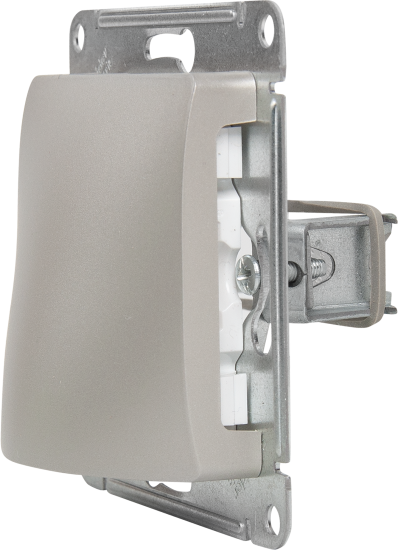 Вывод кабеля Systeme Electric Glossa GSL001299 70.8 мм, цвет платина