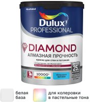Краска для стен и потолков Dulux Professional Diamond Matt моющаяся матовая цвет белый база BW 4.5 л