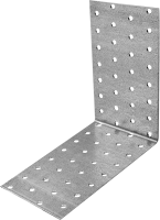 Угол крепежный равносторонний KUR 150x150x80x1.8