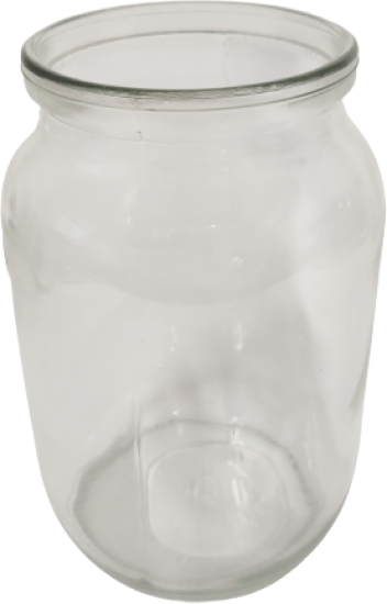 Банка стеклянная СКО-82 v1 л ø10.5 h16.5 см
