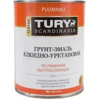 Грунт-эмаль по ржавчине TURY АУ