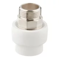 Муфта полипропиленовая Valtec 32 мм х 1 НР(ш) под ключ (VTp.707.0.03206)