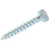 Оцинккованный шестигранный шуруп STARFIX 10x60 мм, DIN 571, 2 шт.