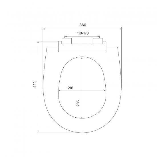 Сиденье для унитаза Iddis 115WPS0ID цвет белый