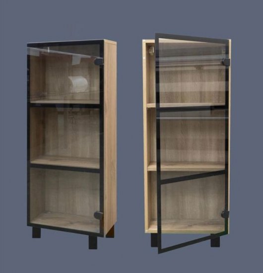 Шкаф Турин 40F напольный 100x40 см цвет дуб вотан