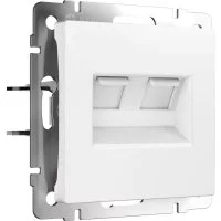 Двойная розетка WERKEL ethernet rj-45