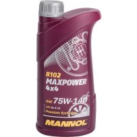 Синтетическое трансмиссионное масло MANNOL MAXPOWER 4x4 75W140