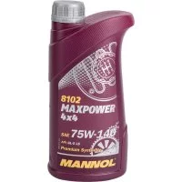 Синтетическое трансмиссионное масло MANNOL MAXPOWER 4x4 75W140