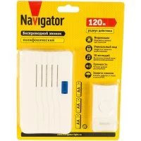 Электрический звонок Navigator 61 274 NDB-D-DC04-1V1-WH