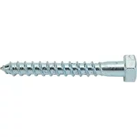 Шестигранный оцинкованный шуруп STARFIX 8x60 мм, DIN571, 100 шт.