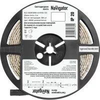 Светодиодная лента Navigator 71 762 NLS-3528CW60-4.8-IP20-12V R5