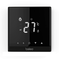 Терморегулятор для теплого пола Caleo C732 цифровой цвет черный