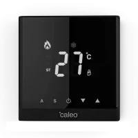 Терморегулятор для теплого пола Caleo C732 цифровой цвет черный