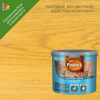Лак для стен на водной основе Pinotex Lacker Aqua 10 цвет прозрачный матовый 2.7 л
