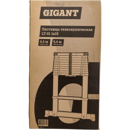 Телескопическая лестница Gigant LT-01 1x15