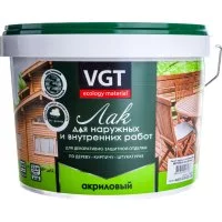 Акриловый лак для наружных и внутренних работ VGT 11601879