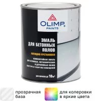 Эмаль для полов Olimp глянцевая цвет прозрачный 0.9 л