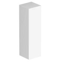 Пенал для ванной AM.PM Struktura 109x30 см МДФ/эмаль цвет белый