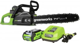 Пила аккумуляторная Бесщеточная Greenworks 2005707UA 40 В 35 см АКБ и ЗУ в комплекте