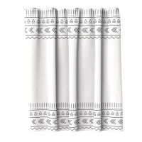 Штора для ванной Lemer Snow 180x200 см полиэстер цвет черно-белый