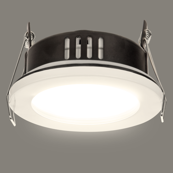 Светильник точечный встраиваемый влагозащищенный TDM Electric SQ0359-0110 под отверстие 80 мм 4 м² цвет белый