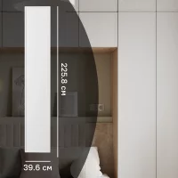 Дверь для шкафа Лион Амьен 39.6x225.8x1.9 см МДФ цвет белый