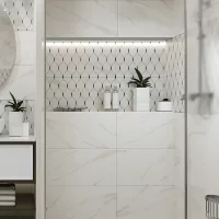 Плитка настенная Azori Astra 31.5x63 см 1.59 м² матовая цвет кремовый мрамор