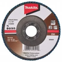 Круг лепестковый торцевой КЛТ2 Makita Р80 125x22.2 мм