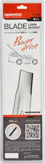 Нож для газонокосилки Daewoo DLM 330 сталь 330 мм