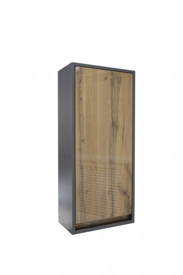 Пенал для ванной Mini Wood PMW подвесной 90x40 см цвет дуб вотан