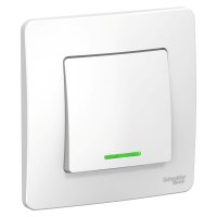 Одноклавишный выключатель Systeme Electric BLANCA