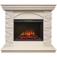 Электрический камин RealFlame Akron STD WT+Sparta 25,5 LED