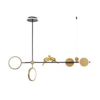 Люстра светодиодная подвесная Arte Lamp Toliman 54 Вт 3000-5700К 9 кв.м (A2613SP-4BK)