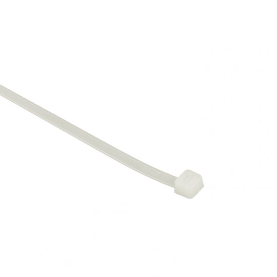 Стяжка кабельная EKF Basic 180х4,8 мм нейлоновая белая (100 шт.) (plc-c-4.8x180)
