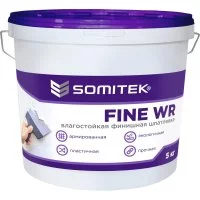 Влагостойкая финишная шпатлевка SOMITEK fine wr