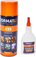 Клей универсальный Sormat MDF KIT 435 80 гр + 400 мл