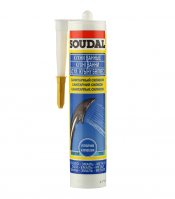 Герметик силиконовый санитарный Soudal прозрачный 280 мл