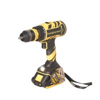 Дрель-шуруповерт аккумуляторная бесщеточная Hanskonner HCD1865C 18В 2Ач Li-Ion 2 АКБ и ЗУ