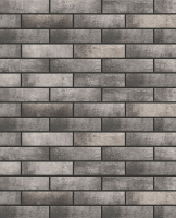 Плитка клинкерная Cerrad Loft brick pepper серый 0.6 м²