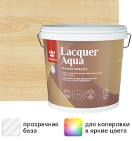 Лак интерьерный Tikkurila Lacquer Aqua База EP бесцветный матовый 2.7 л
