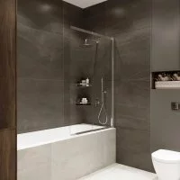 Шторка на ванну Mebelvann Slide Open 1500x900