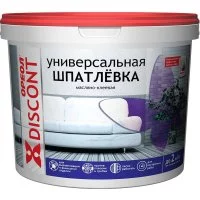 Универсальная масляно-клеевая шпатлевка для внутренних работ ОРЕОЛ ДИСКОНТ
