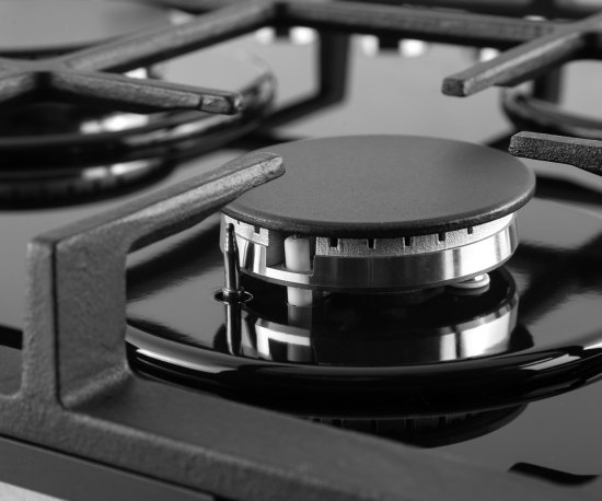 Газовая варочная панель ORE LGS45GB 44 см 3 конфорки цвет чёрный