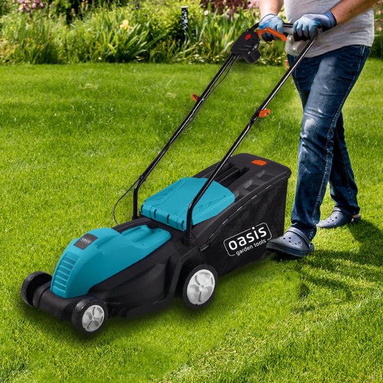 Газонокосилка электрическая Oasis Garden Tools GT GE-1400 1400 Вт 36 см