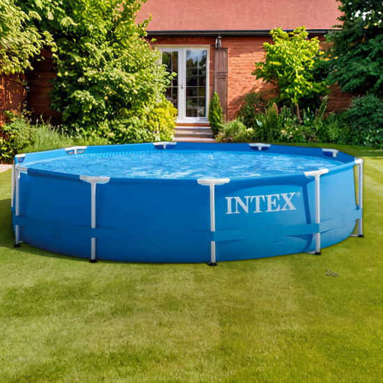 Бассейн каркасный круглый Intex Metal Frame 28200NP 305x305x76 см 4485 л