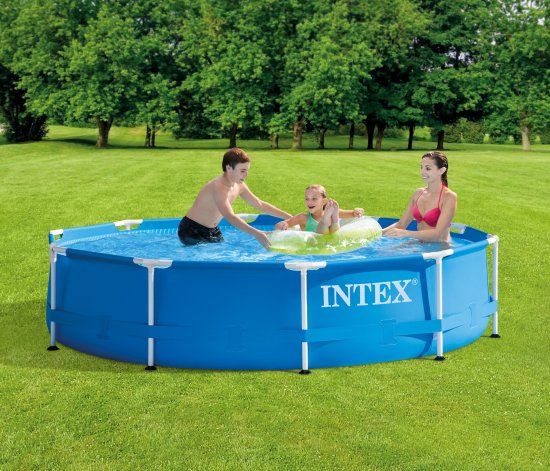 Бассейн каркасный круглый Intex Metal Frame 28200NP 305x305x76 см 4485 л