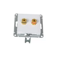 Двухместная аудиорозетка Systeme Electric AtlasDesign