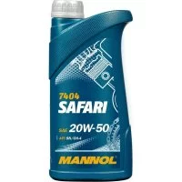 Минеральное моторное масло MANNOL SAFARI 20W50